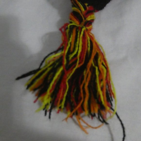 GEORGE | one size | Fun Winter Hat With Flame Design and Mohawk | NWOT - Picture 2 of 11